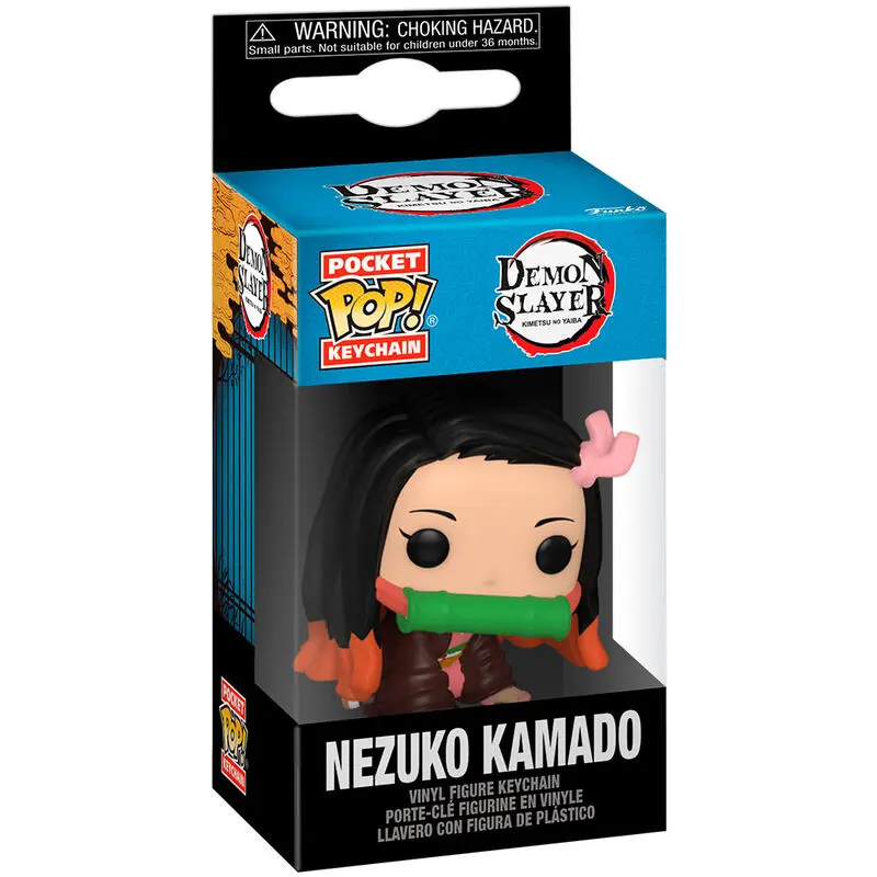 Pocket Funko POP kulcstartó Demon Slayer Kimetsu no yaiba Nezuko Kamado termékfotó