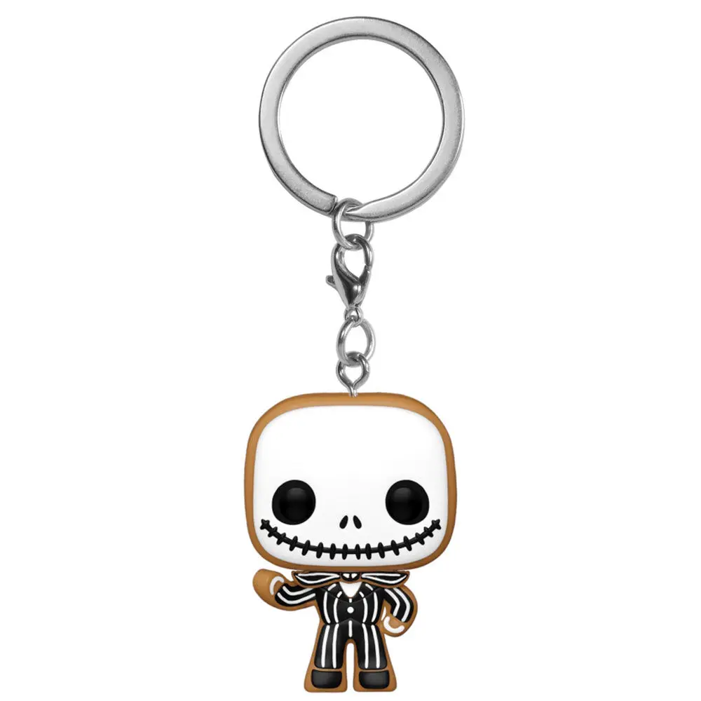 Pocket Funko POP kulcstartó Disney Nightmare Before Christmas Jack Skellington Gingerbread Exkluzív termékfotó