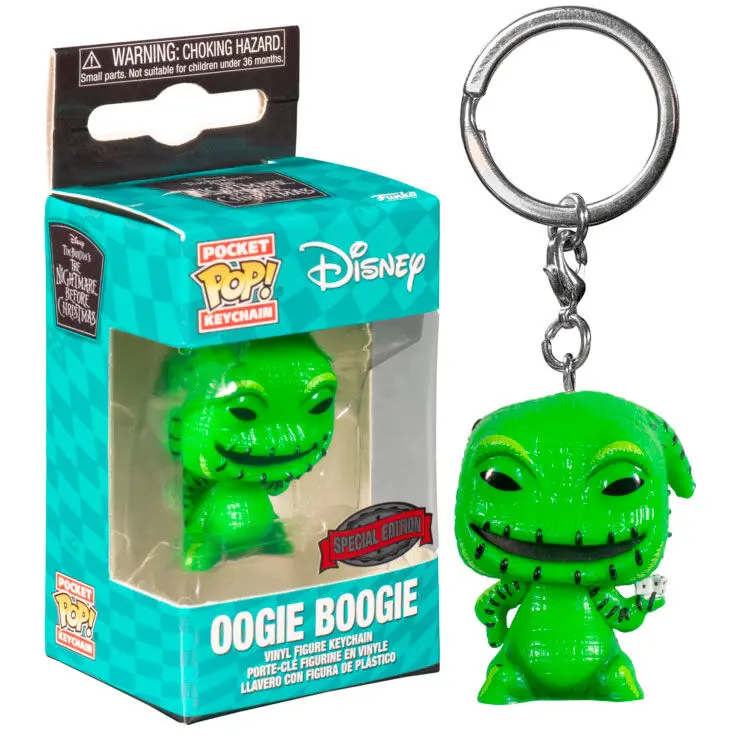 Pocket Funko POP kulcstartó Disney Nightmare Before Christmas Oogie Boogie with Dice Exkluzív termékfotó