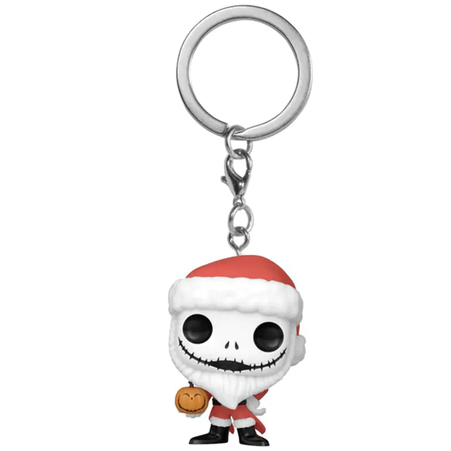 Pocket Funko POP kulcstartó Disney Nightmare Before Christmas Santa Jack Exkluzív termékfotó