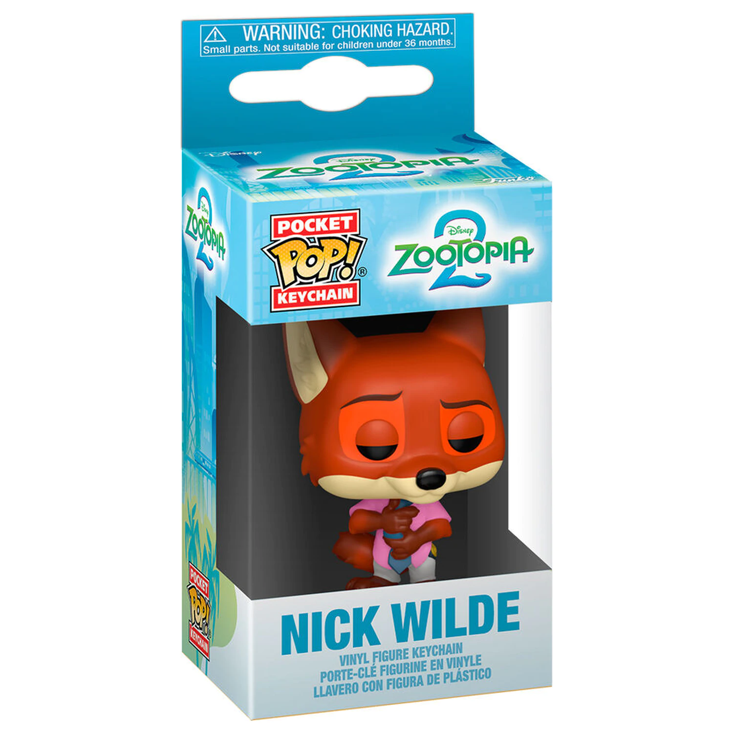 Pocket Funko POP kulcstartó Disney Zootopia 2 Nick Wilde termékfotó