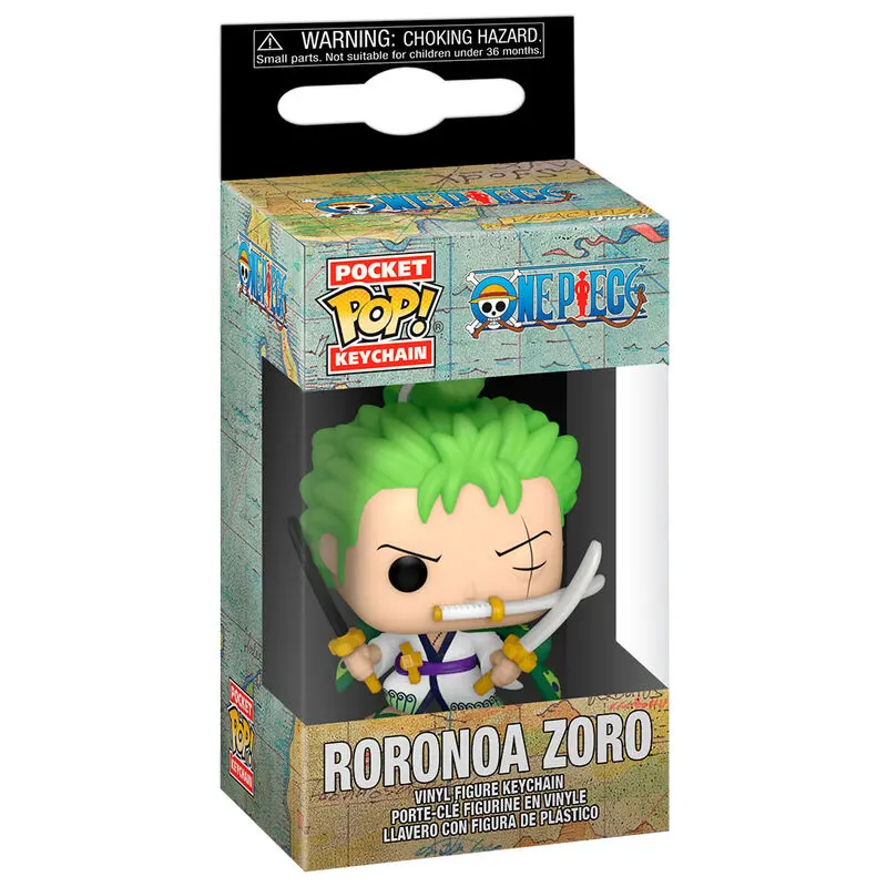 Pocket Funko POP kulcstartó One Piece Roronoa Zoro termékfotó