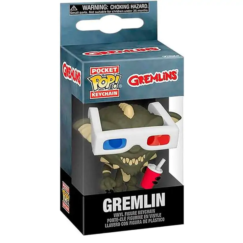 Pocket Funko POP kulcstartó Gremlins Gremlin with 3D Glasses termékfotó