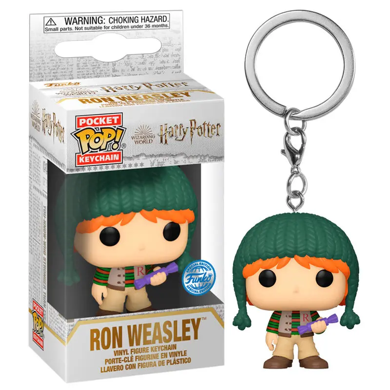 Pocket Funko POP kulcstartó Harry Potter Holiday Ron Exlusive termékfotó