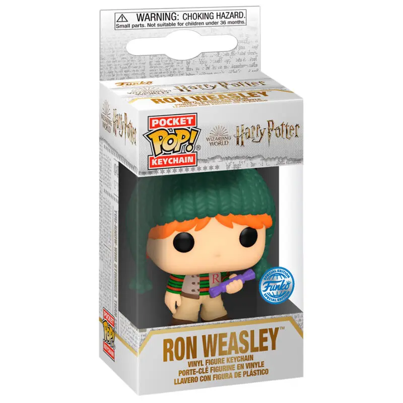 Pocket Funko POP kulcstartó Harry Potter Holiday Ron Exlusive termékfotó