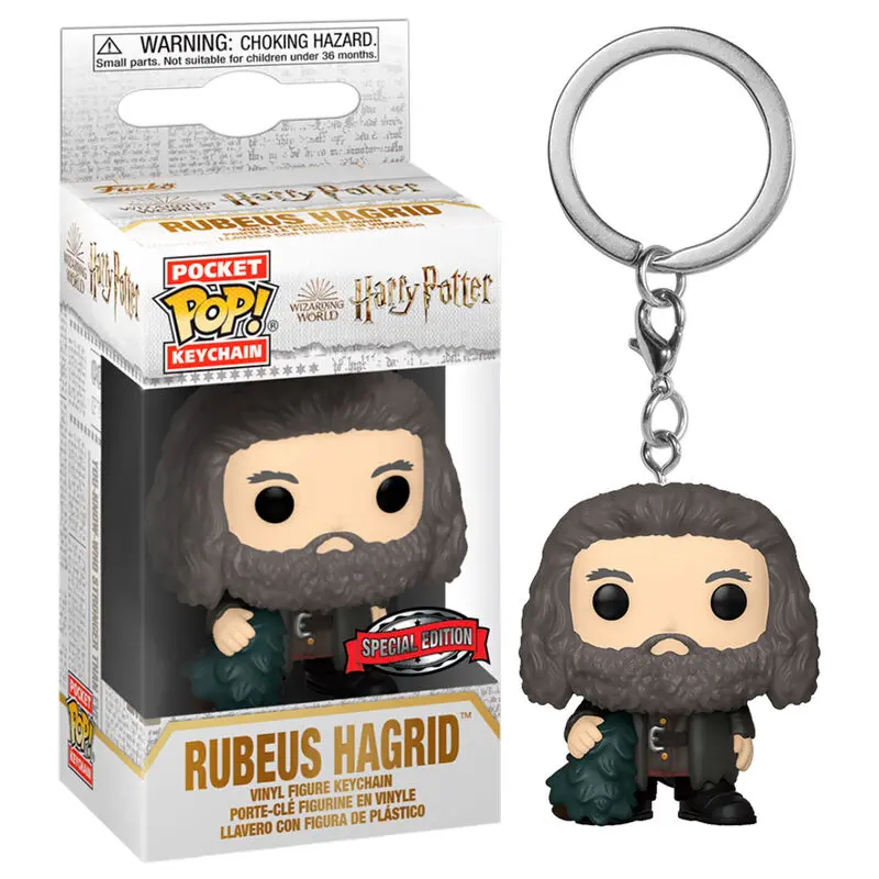 Pocket Funko POP kulcstartó Harry Potter Holiday Rubeus Hagrid Exlusive termékfotó