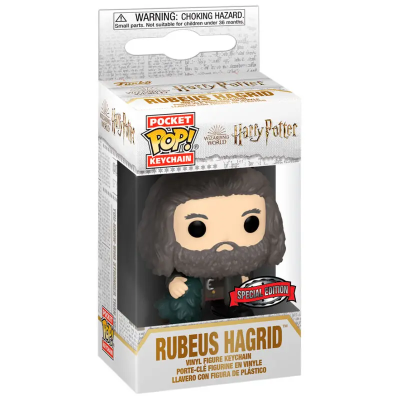 Pocket Funko POP kulcstartó Harry Potter Holiday Rubeus Hagrid Exlusive termékfotó