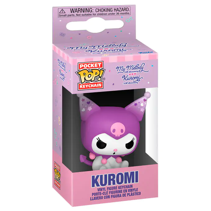 Pocket Funko POP kulcstartó Hello Kitty 20th Anniversary Kuromi Grumpy termékfotó