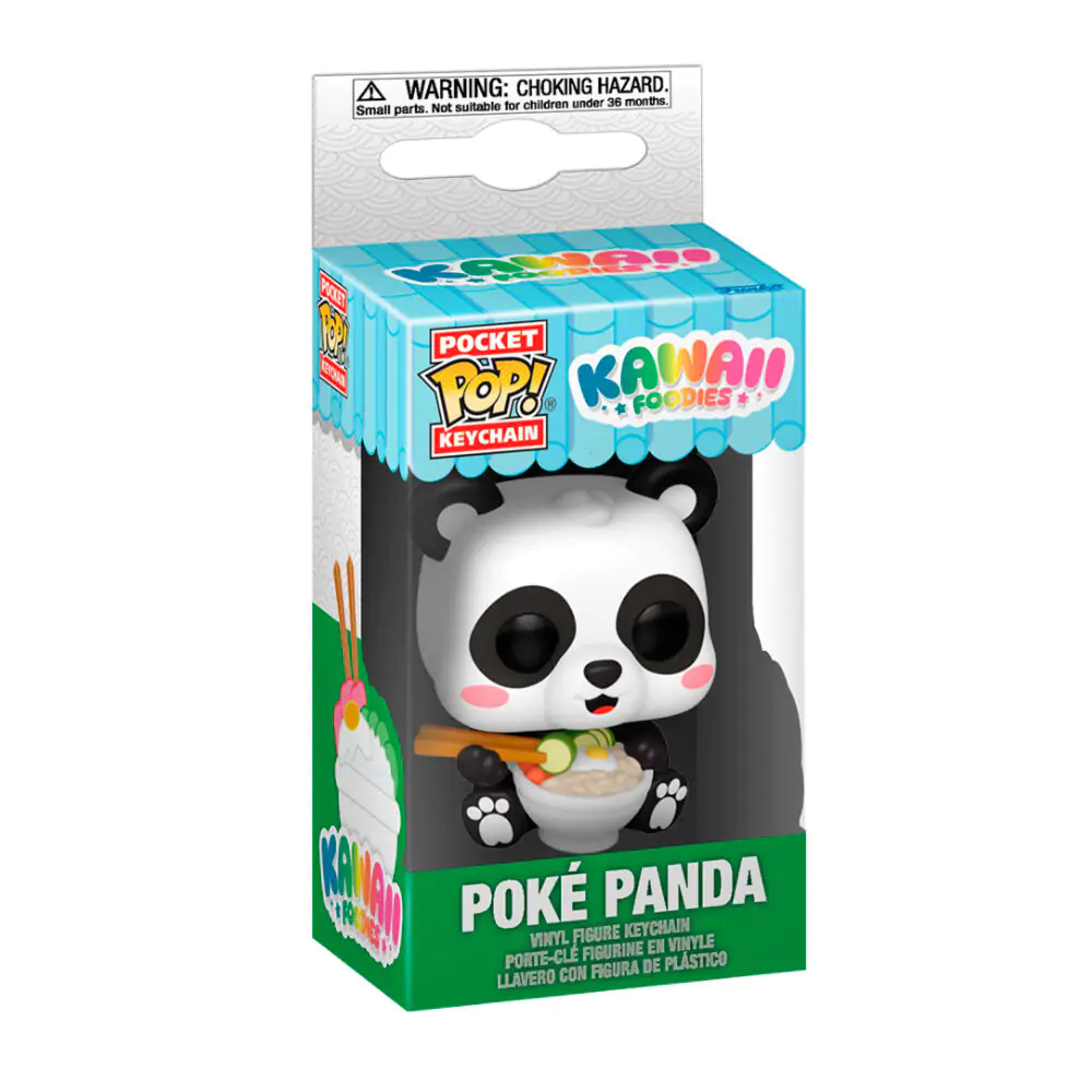 Pocket Funko POP kulcstartó Kawaii Foodies Poke Panda termékfotó