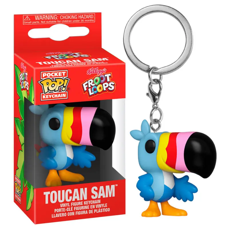 Pocket Funko POP kulcstartó Kelloggs Froot Loops Toucan Sam termékfotó