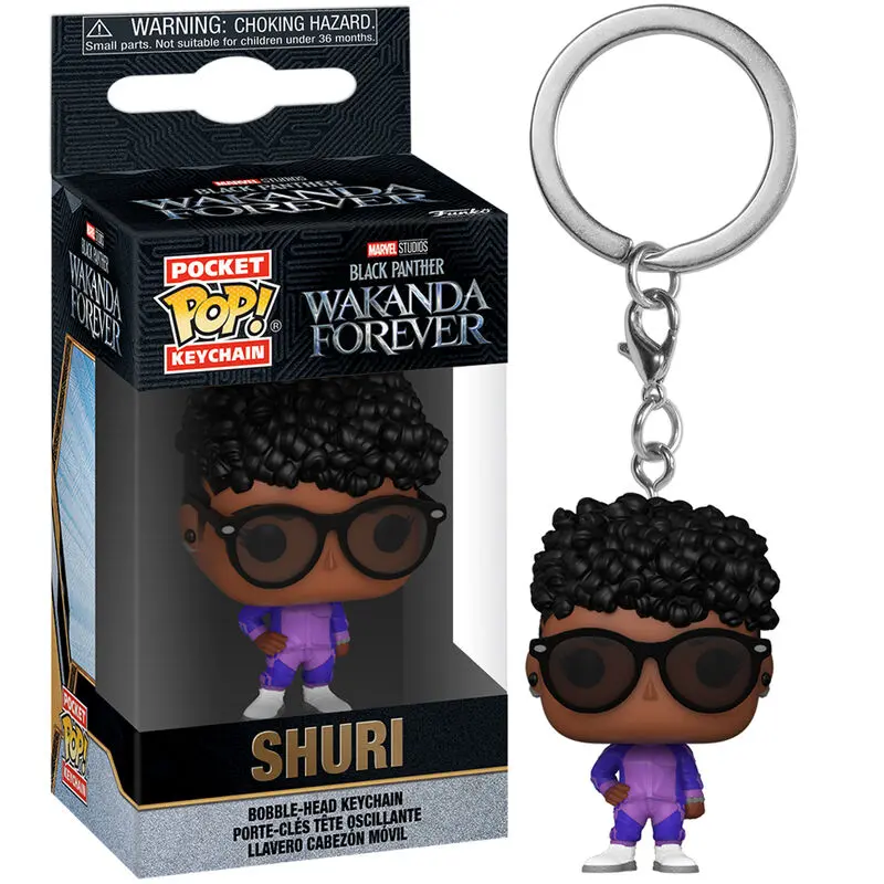 Pocket POP Keychain Marvel Black Panther Wakanda Forever Shuri termékfotó