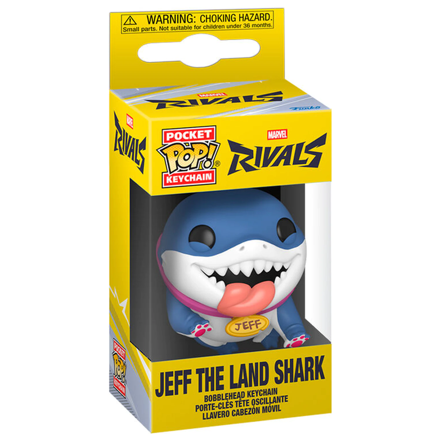 Pocket Funko POP kulcstartó Marvel Rivals Jeff the Land Shark termékfotó