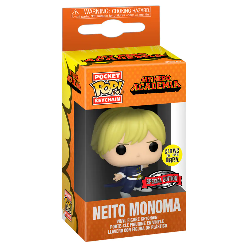 Pocket Funko POP kulcstartó My Hero Academia Neito Monoma Exkluzív termékfotó