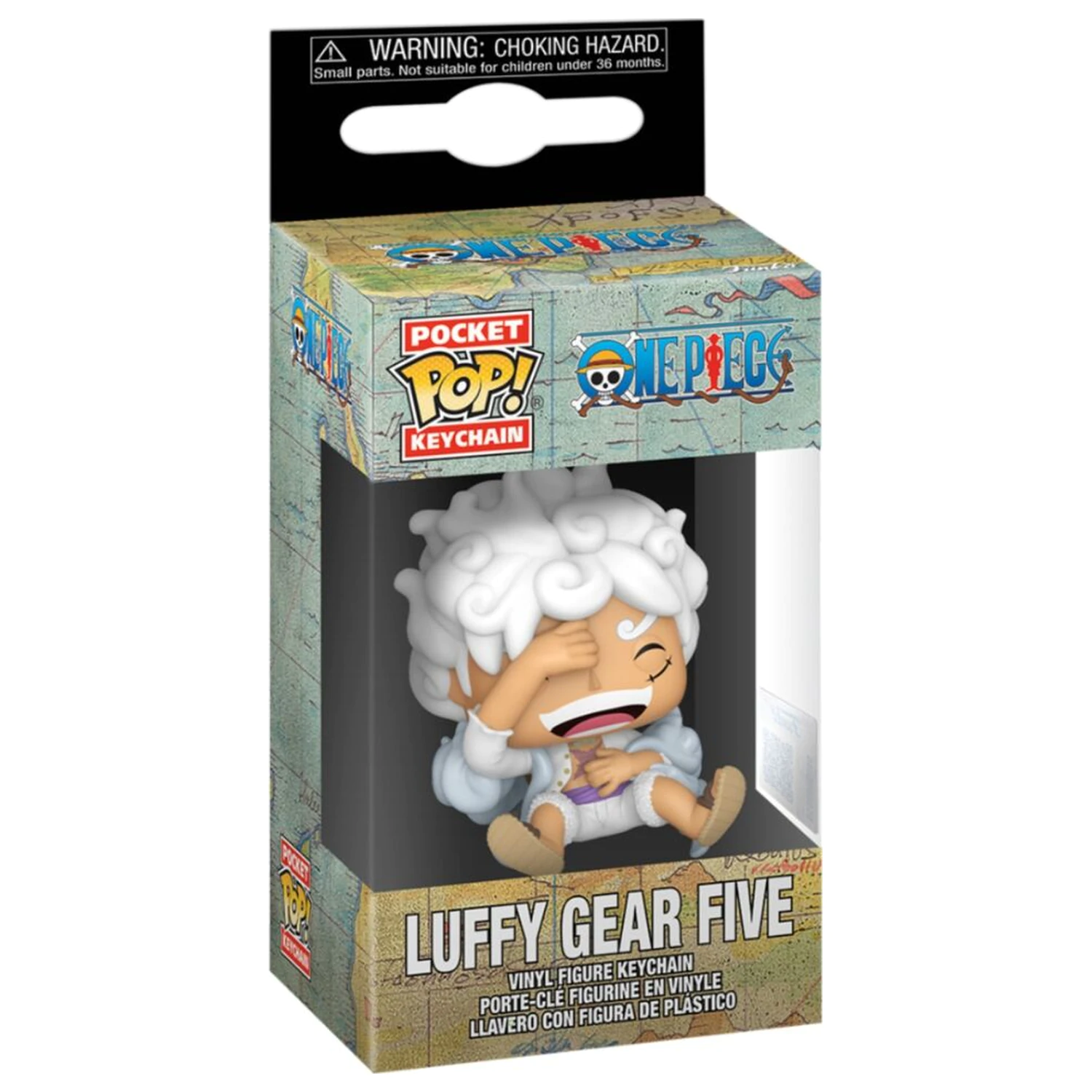 Pocket Funko POP kulcstartó One Piece Luffy Gear 5 termékfotó