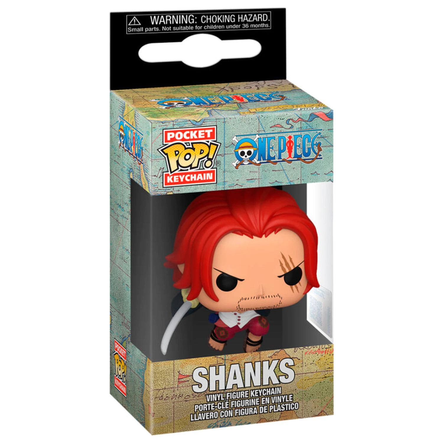 Pocket Funko POP kulcstartó One Piece Shanks termékfotó