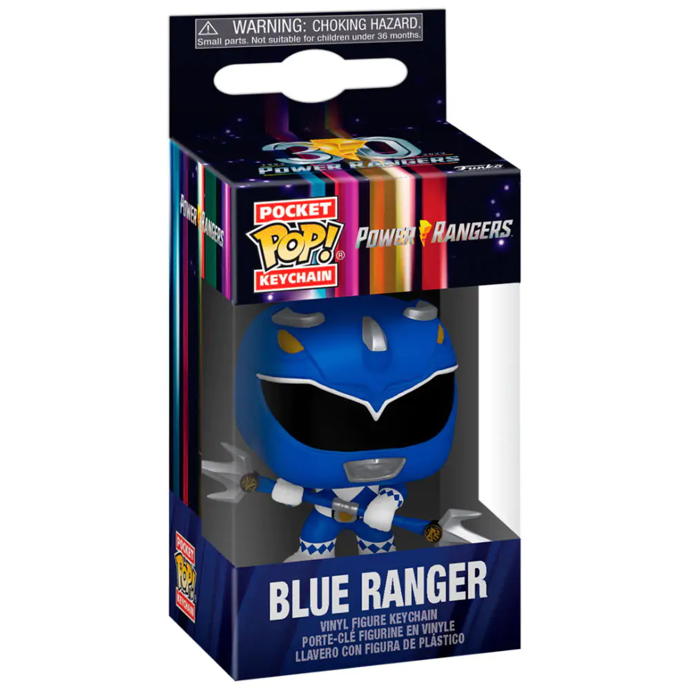 Pocket Funko POP kulcstartó Power Rangers 30. évfordulós Blue Ranger termékfotó