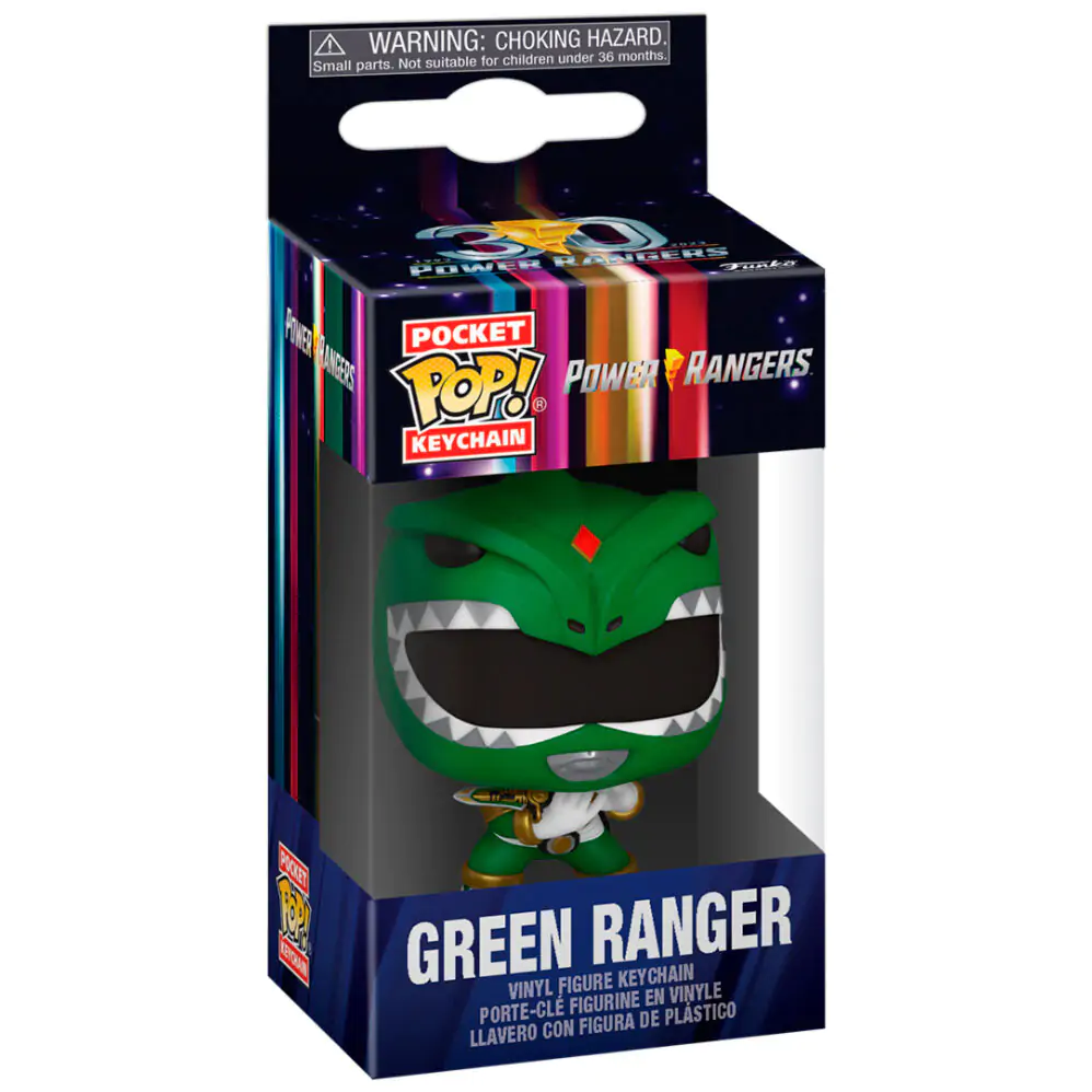 Pocket Funko POP kulcstartó Power Rangers 30. évfordulós Green Ranger termékfotó