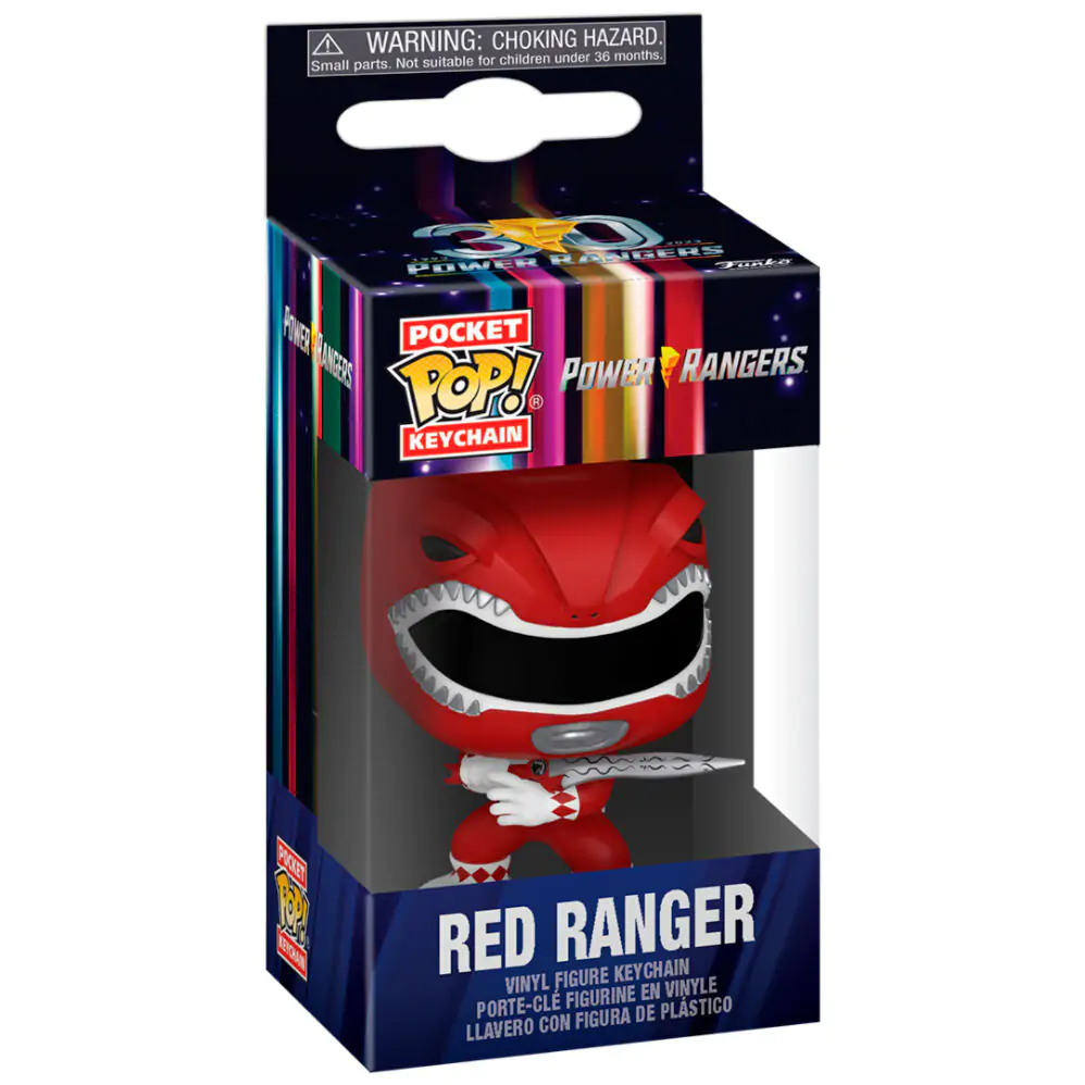 Pocket Funko POP kulcstartó Power Rangers 30. évfordulós Red Ranger termékfotó