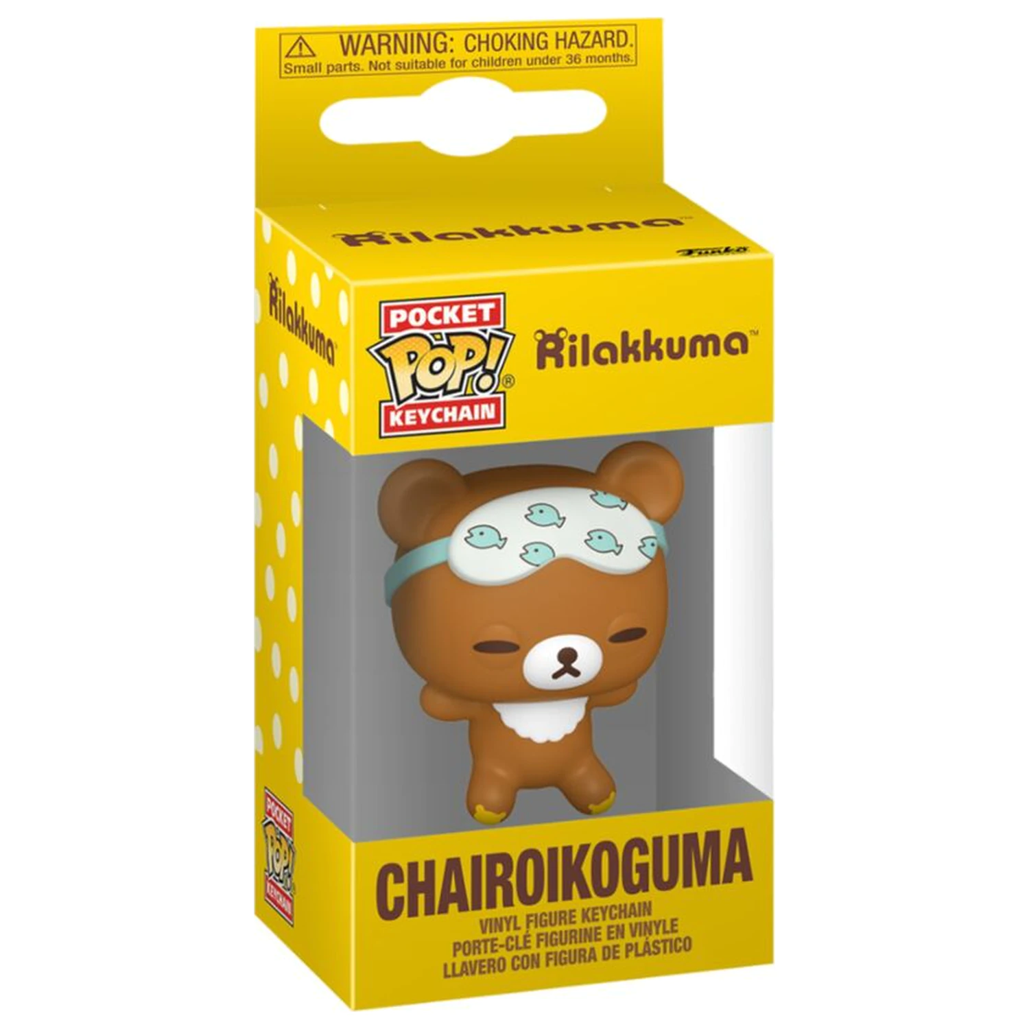Pocket Funko POP kulcstartó Rilakkuma Chairoikoguma termékfotó