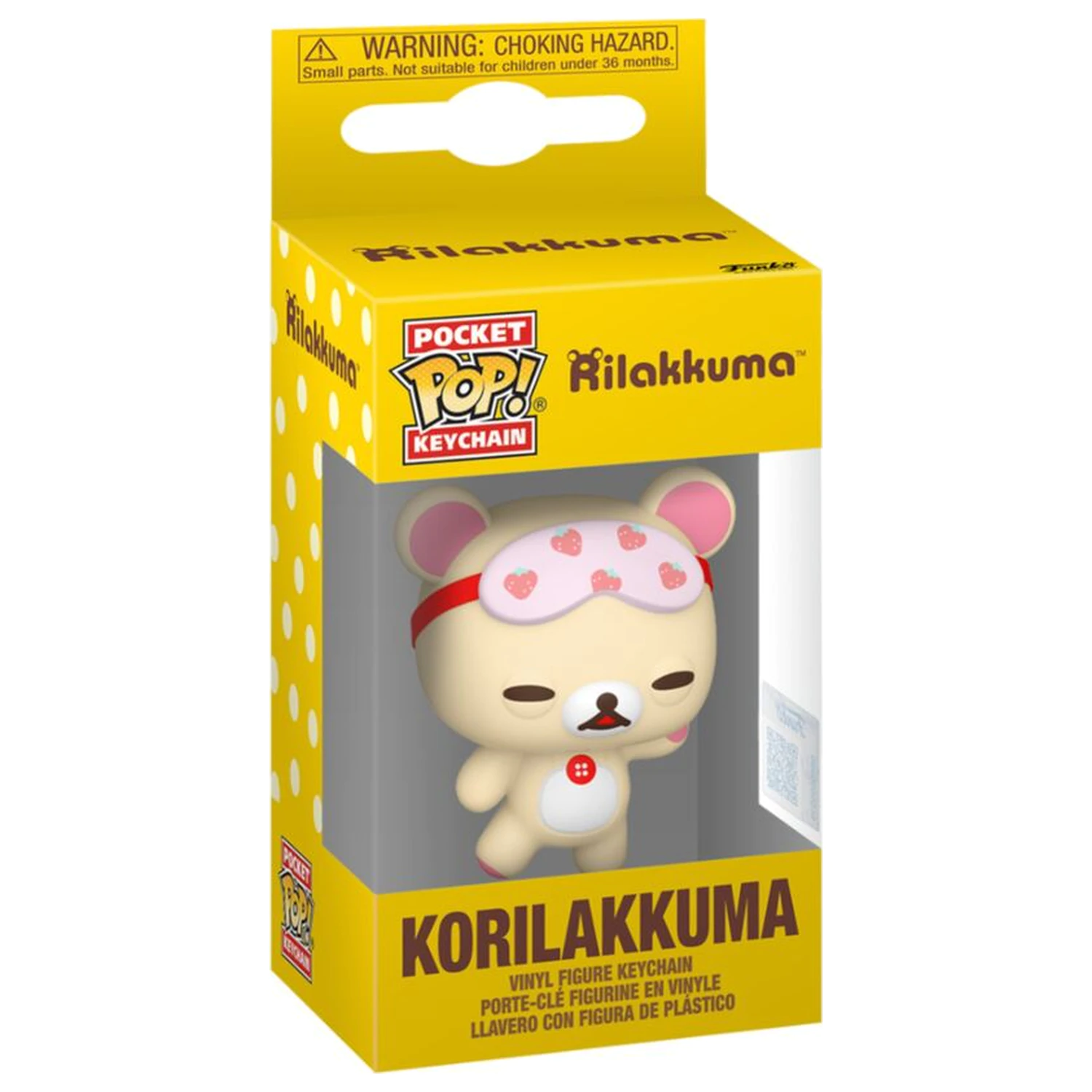 Pocket Funko POP kulcstartó Rilakkuma Korilakkuma termékfotó