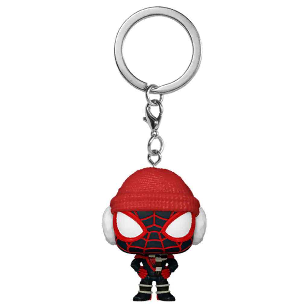 Pocket Funko POP kulcstartó Spider-Man Miles Morales Winter Miles termékfotó