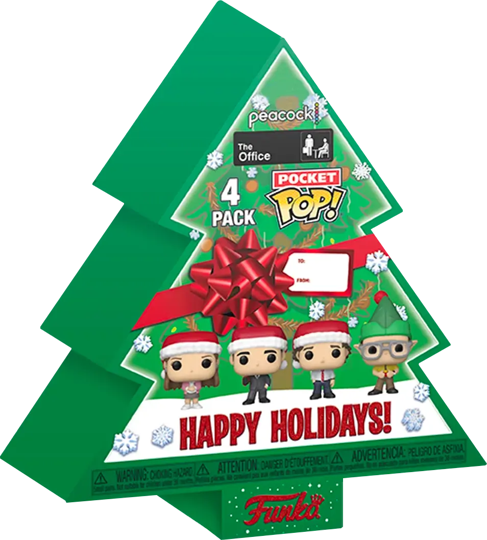 Pocket Funko POP The Office Tree Holiday 4 db-os figura csomag termékfotó