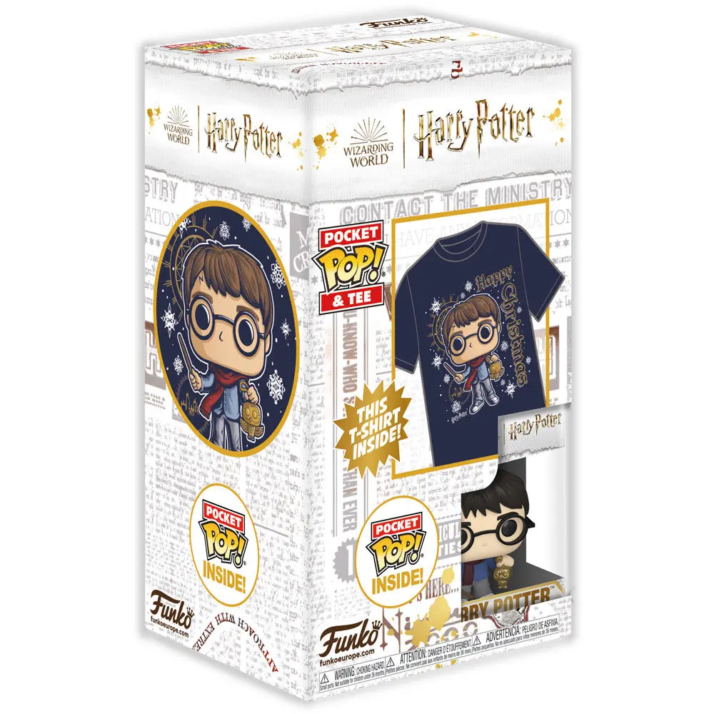 Pocket Pop &amp; Tee kids Harry Potter - Harry Potter póló és figura csomag [11 éves] termékfotó