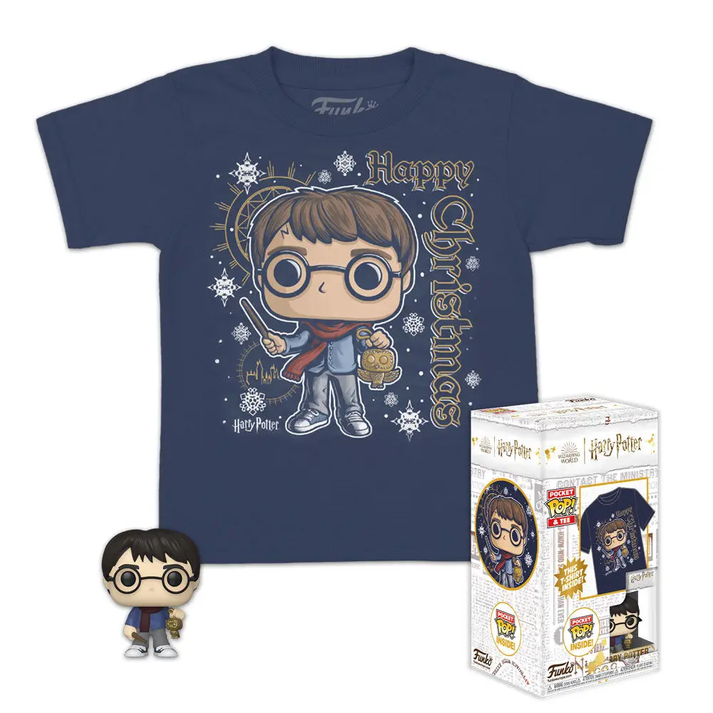 Pocket Pop &amp; Tee kids Harry Potter - Harry Potter póló és figura csomag [9 éves] termékfotó