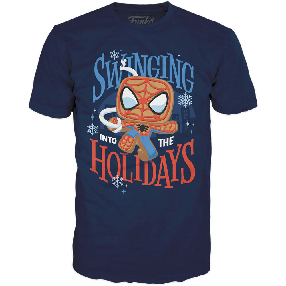 Pocket Pop &amp; Tee kids Spider-Man Gingerbread Exkluzív figura és póló csomag [9 éves] termékfotó