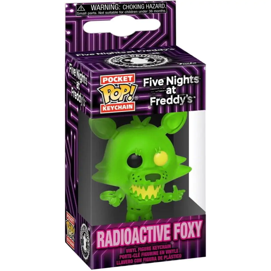 Pocket POP Keychain Five Nights at Freddys Radioactive Foxy termékfotó