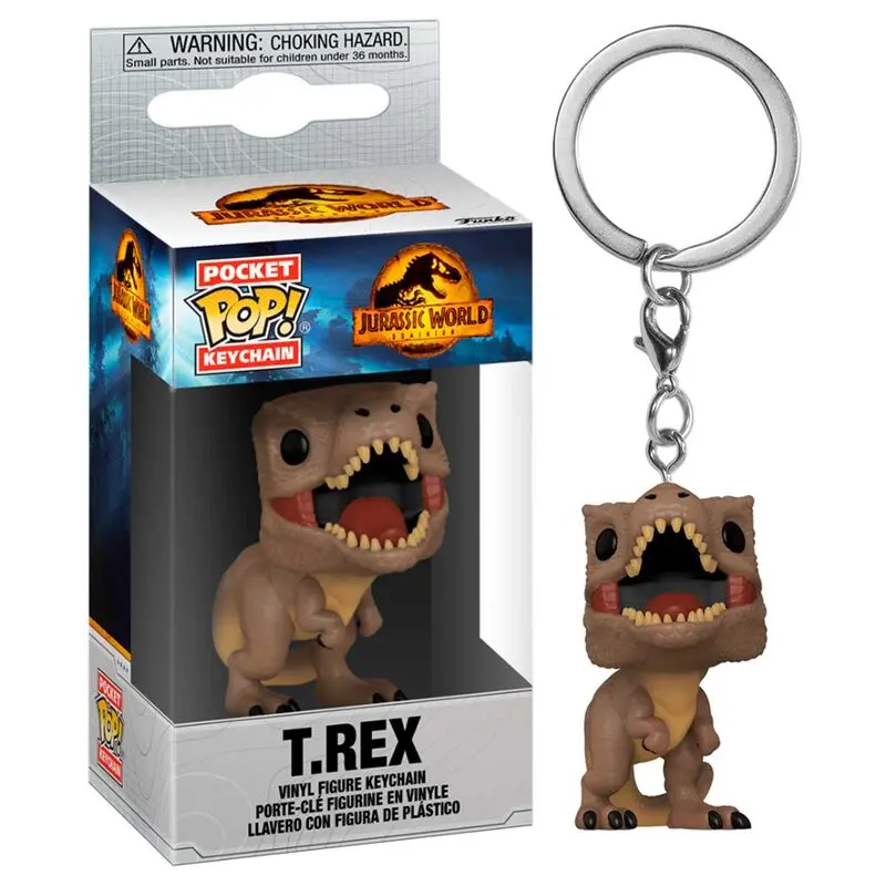 Funko Pocket POP Jurassic World 3 T-Rex kulcstartó termékfotó