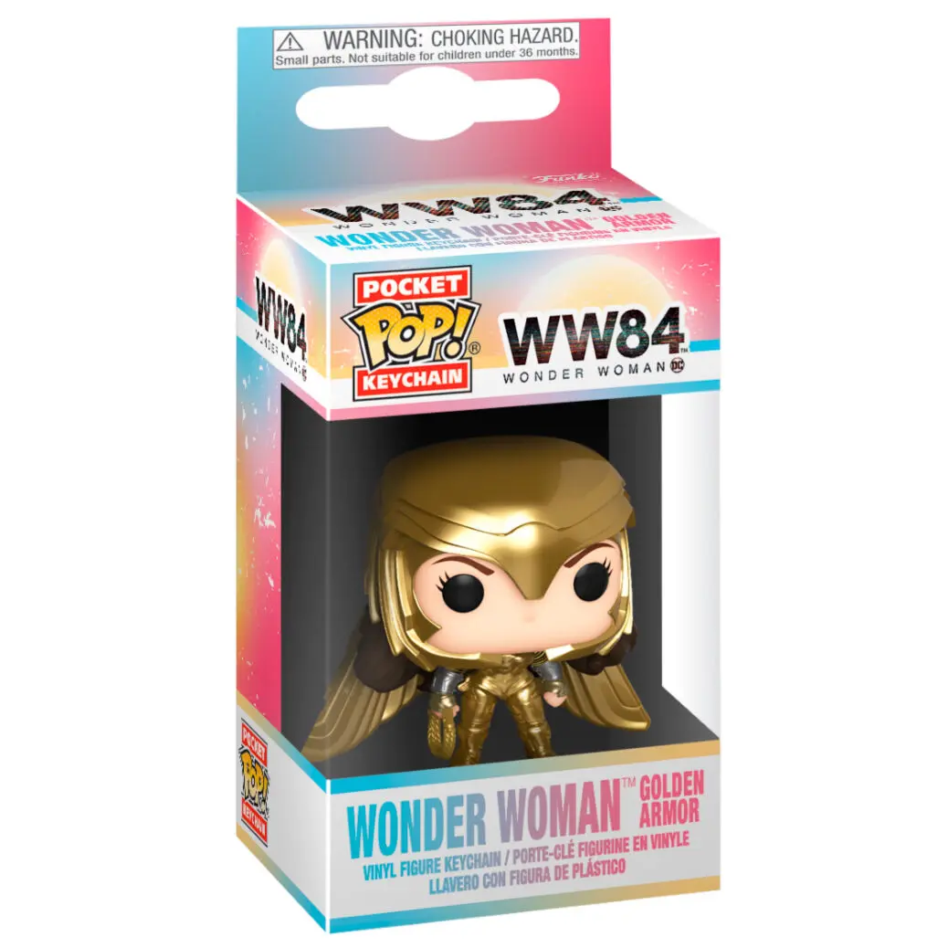 Funko Pocket POP kulcstartó DC Wonder Woman 1984 Wonder Woman Arany Szárny termékfotó