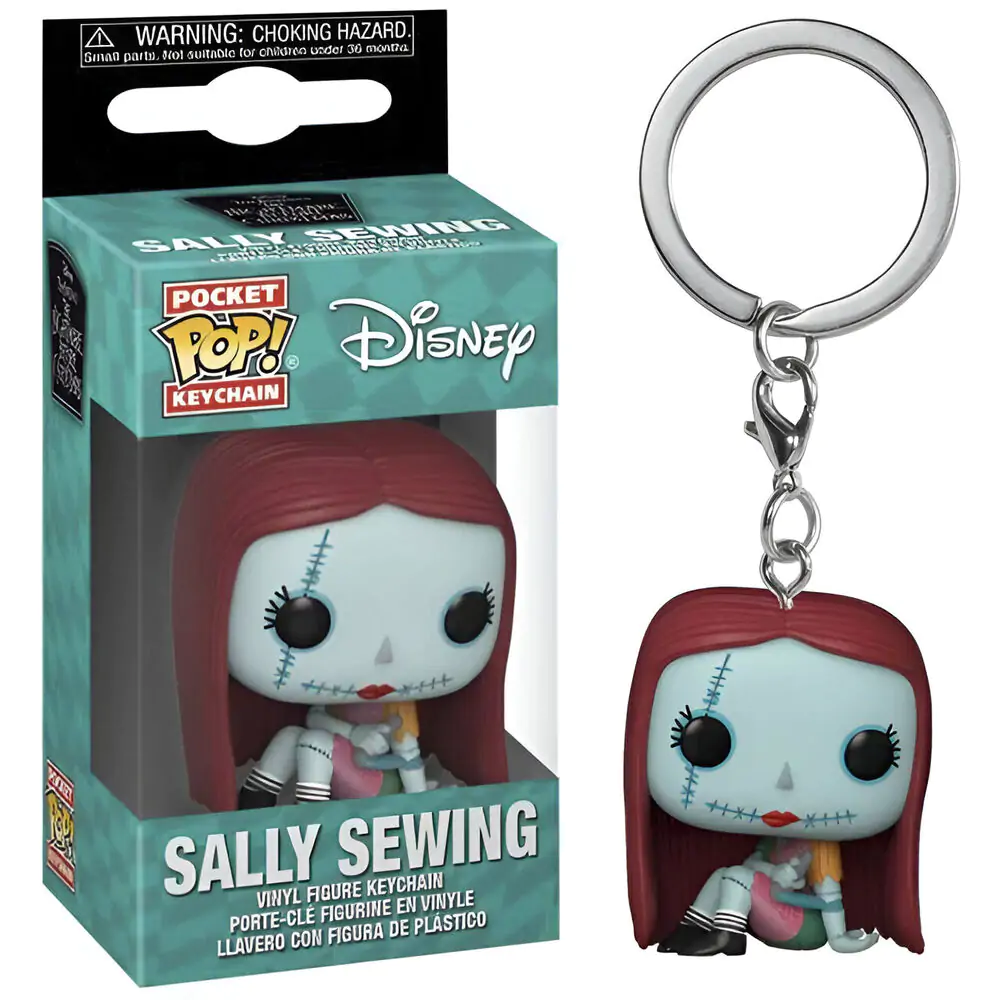 Funko Pocket POP kulcstartó Disney Nightmare Before Christmas Sally Sewing termékfotó