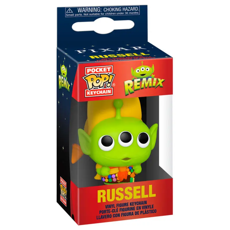 Funko Pocket POP kulcstartó Disney Pixar Alien Remix Russell termékfotó