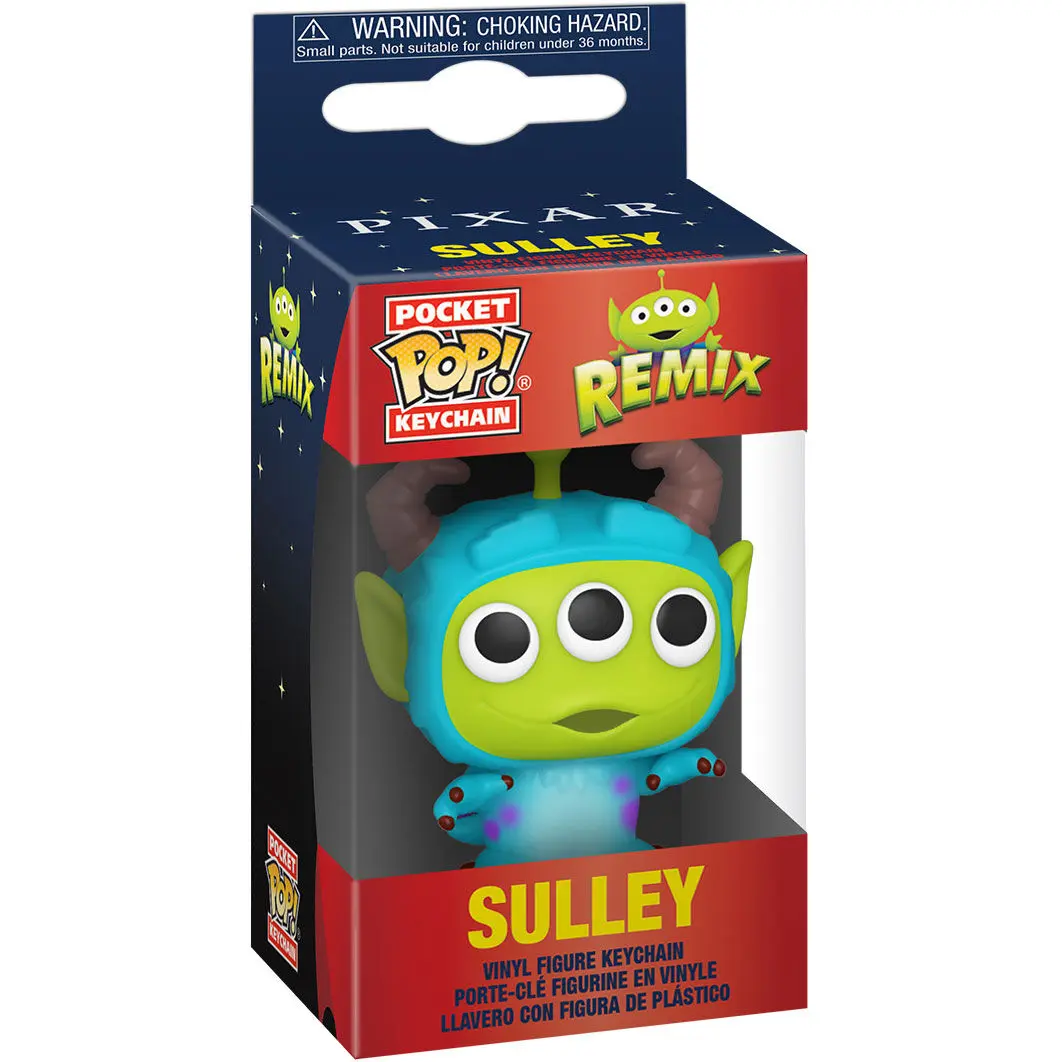 Funko Pocket POP kulcstartó Disney Pixar Alien Remix Sulley termékfotó