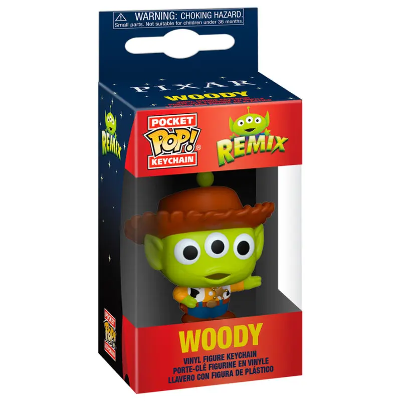 Funko Pocket POP kulcstartó Disney Pixar Alien Remix Woody termékfotó
