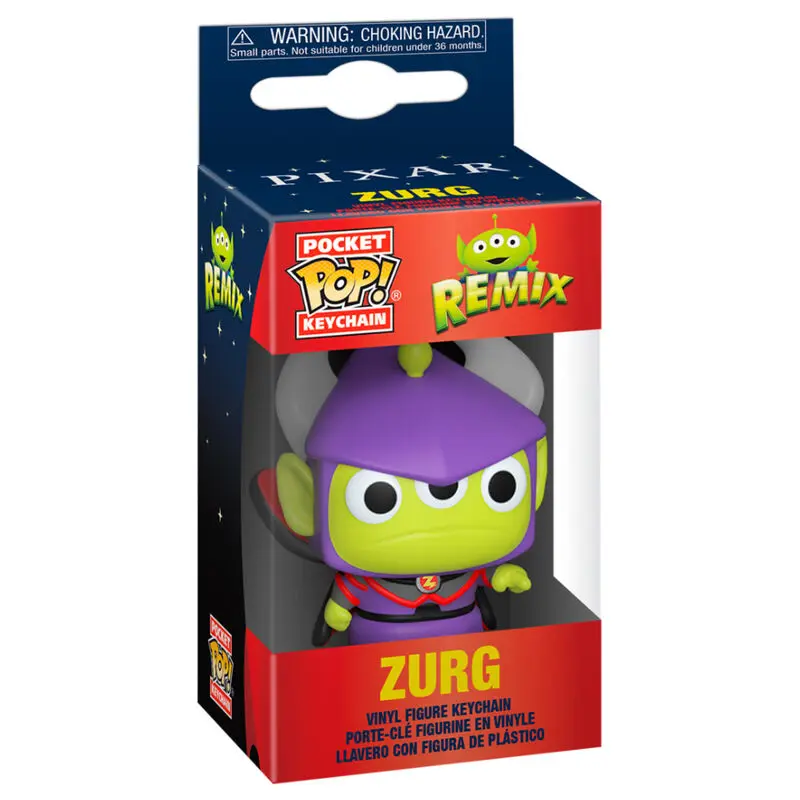Funko Pocket POP kulcstartó Disney Pixar Alien Remix Zurg termékfotó