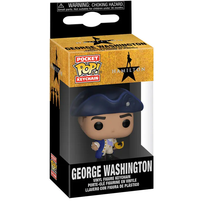 Funko Pocket POP kulcstartó Hamilton George Washington termékfotó