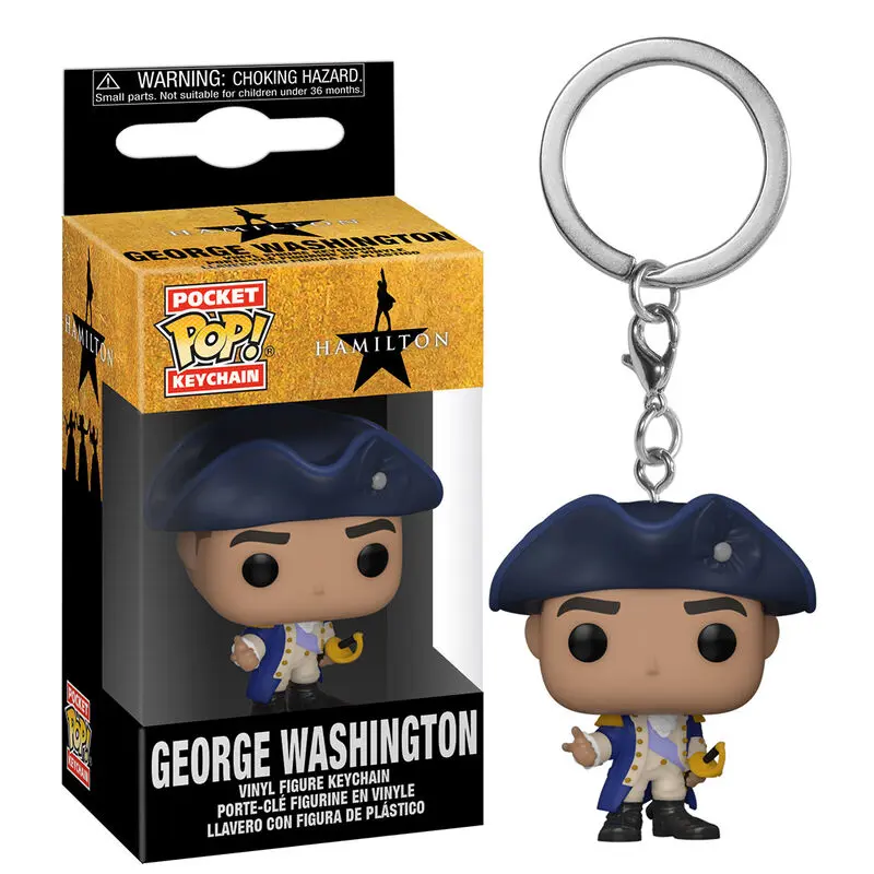 Funko Pocket POP kulcstartó Hamilton George Washington termékfotó