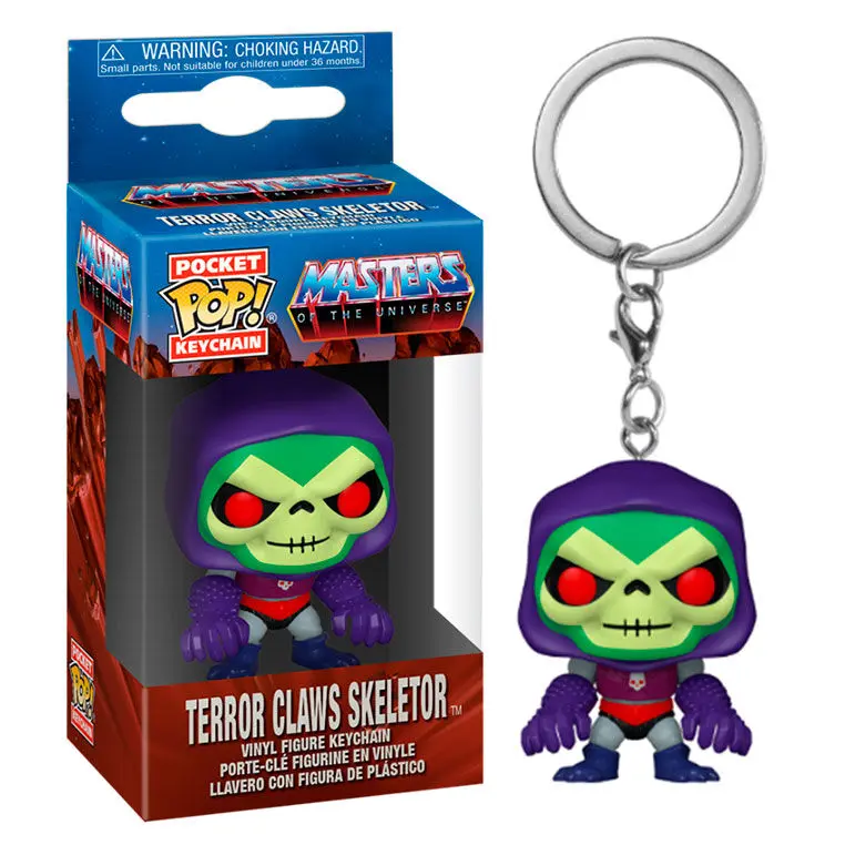Funko Pocket POP kulcstartó Masters of the Universe Skeletor with Terror Claws termékfotó