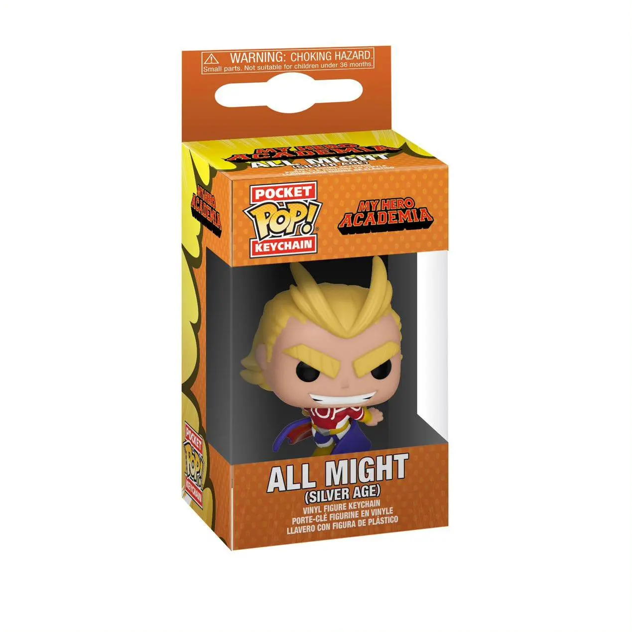 My Hero Academia Pocket POP! Vinyl Schlüsselanhänger All Might (Silver Age) 4 cm termékfotó