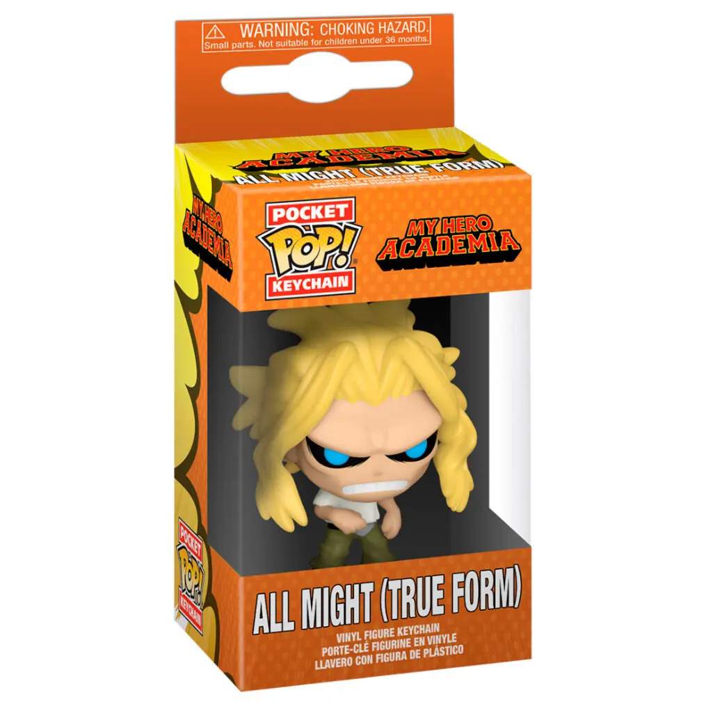 My Hero Academia Pocket POP! Vinyl Schlüsselanhänger All Might Weakened State 4 cm termékfotó