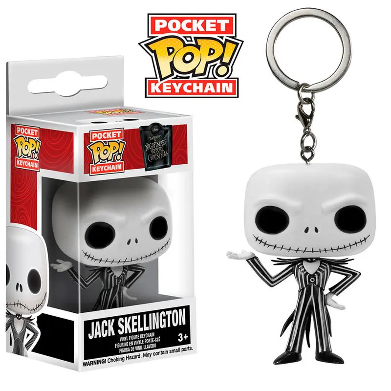 Pocket Pop kulcstartó Nightmare before Christmas Jack Skellington termékfotó