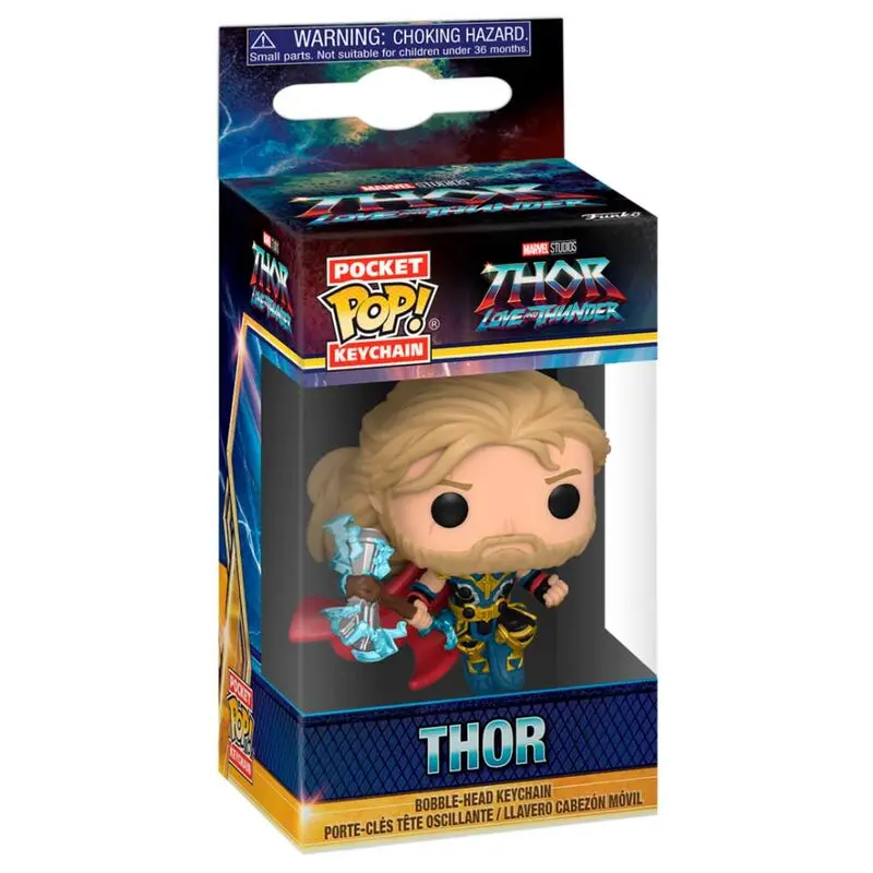 Funko Pocket POP Marvel hor Love and Thunder Thor kulcstartó termékfotó