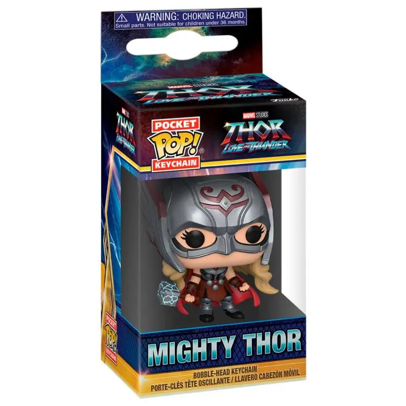 Funko Pocket POP Marvel Thor Love and Thunder Mighty Thor kulcstartó termékfotó