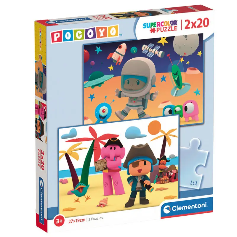 Pocoyo puzzle 2x20db-os termékfotó