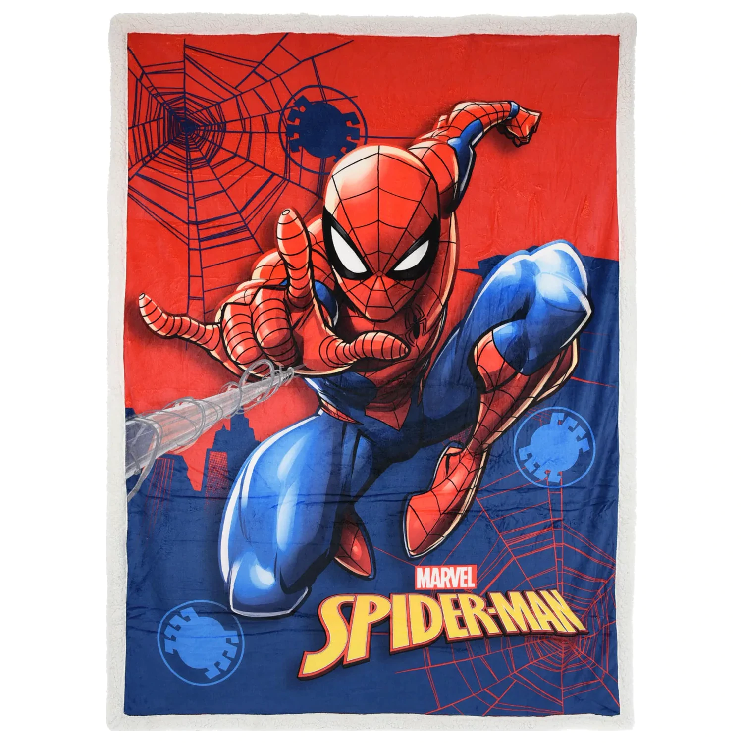 Pókember Action sherpa takaró 140x190 cm termékfotó