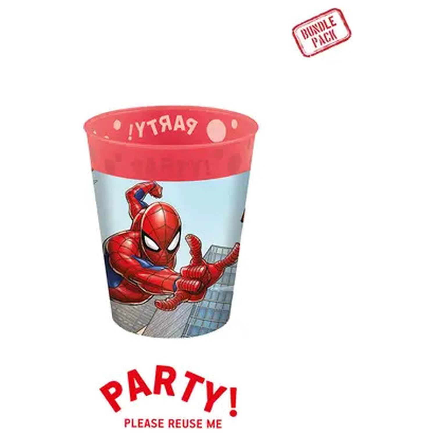 Pókember Crime Fighter micro prémium műanyag pohár szett 4 db-os 250 ml termékfotó