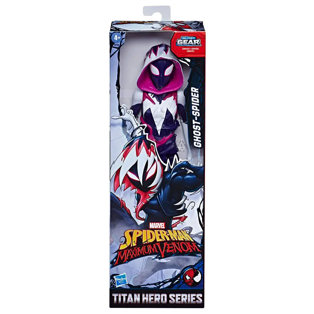 Pókember Maximum Venom Ghost-Spider Titan Hero figura 30cm termékfotó