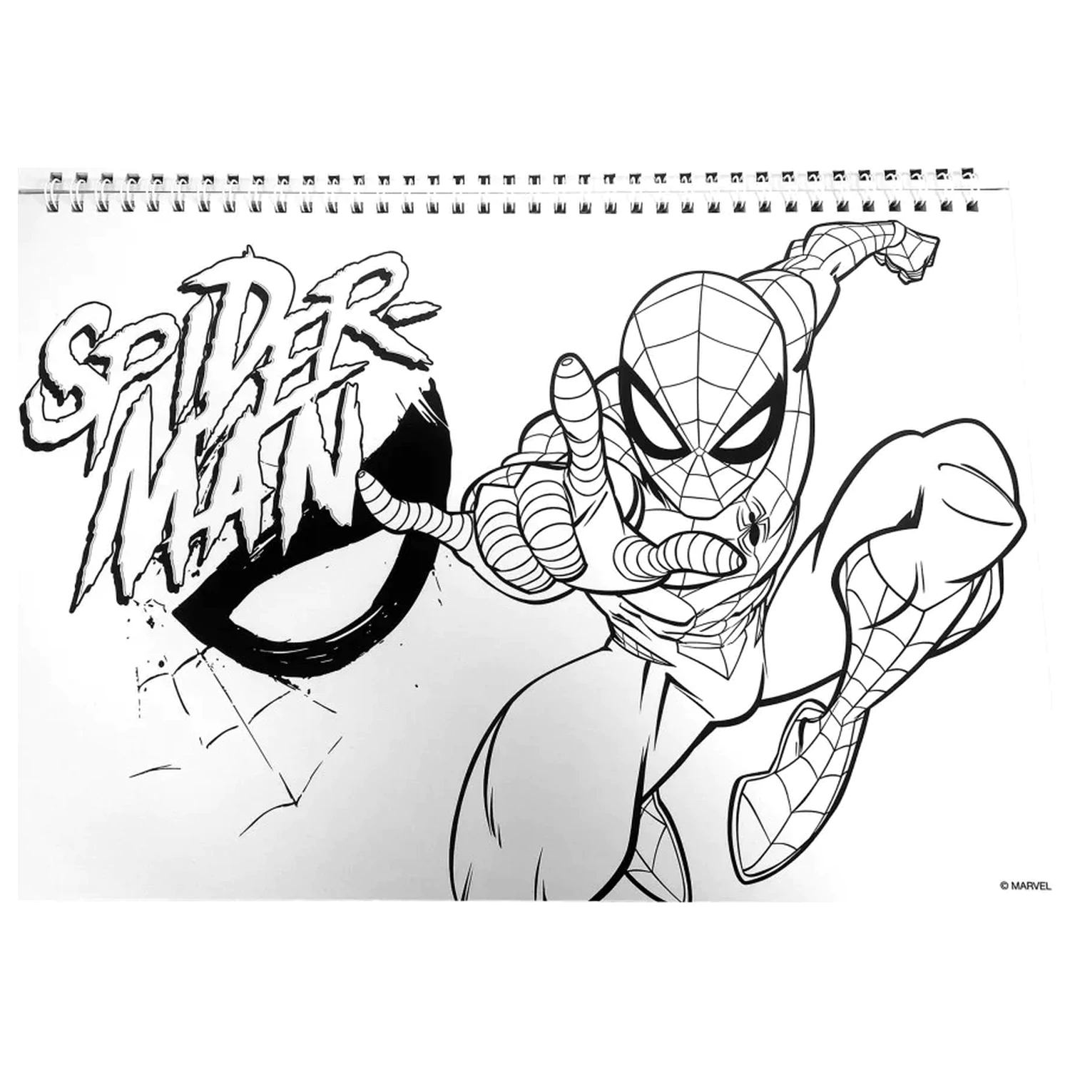 Pókember Miles Morales A/4 spirál vázlatfüzet 40 lapos matricával termékfotó